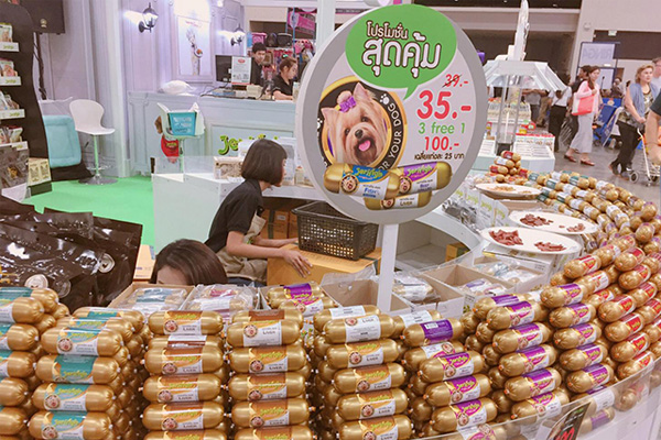 Thức ăn chó mèo tại Thái Lan